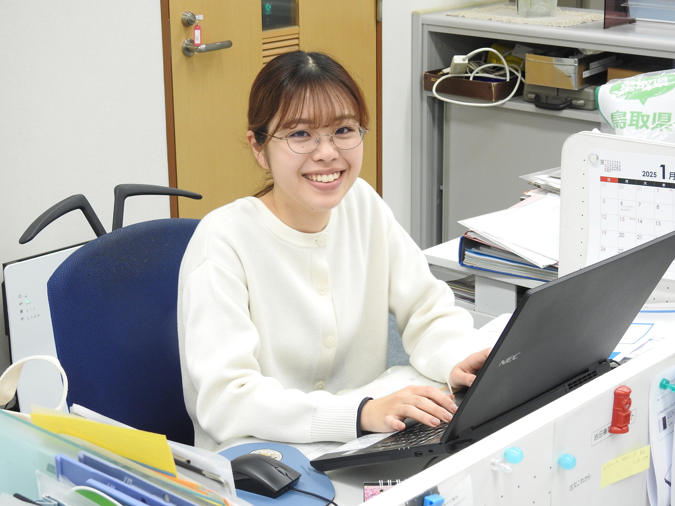 入社1年目で新卒採用担当に。鳥取県信用保証協会の組織風土だから「やりがいのある仕事」に向き合えた